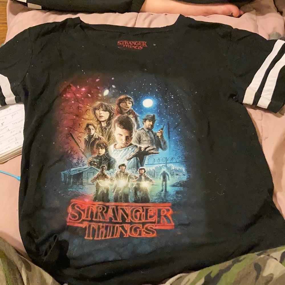 Strangers things t shirt. From hot topic. Size medium